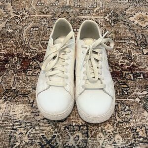 White Nike Blazers
